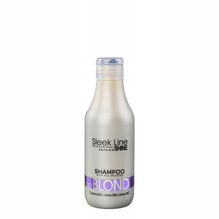 STAPIZ SLEEK LINE VIOLET BLOND Szampon do włosów z jedwabiem 300ml