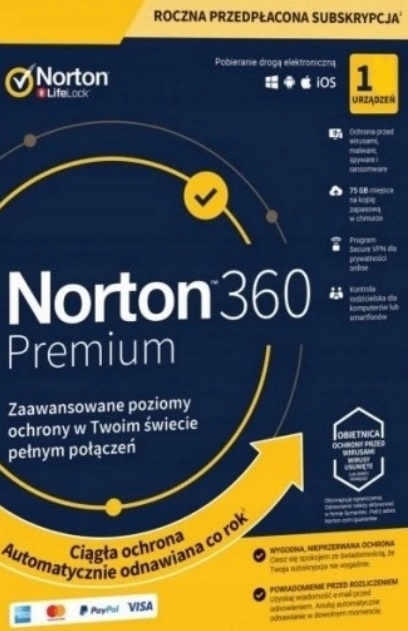Купить Symantec Norton 360 Security 2020 1 ПК / 1 год: отзывы, фото, характеристики в интерне-магазине Aredi.ru