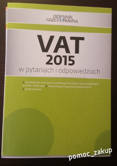 VAT 2015 w pytaniach i odpowiedziach