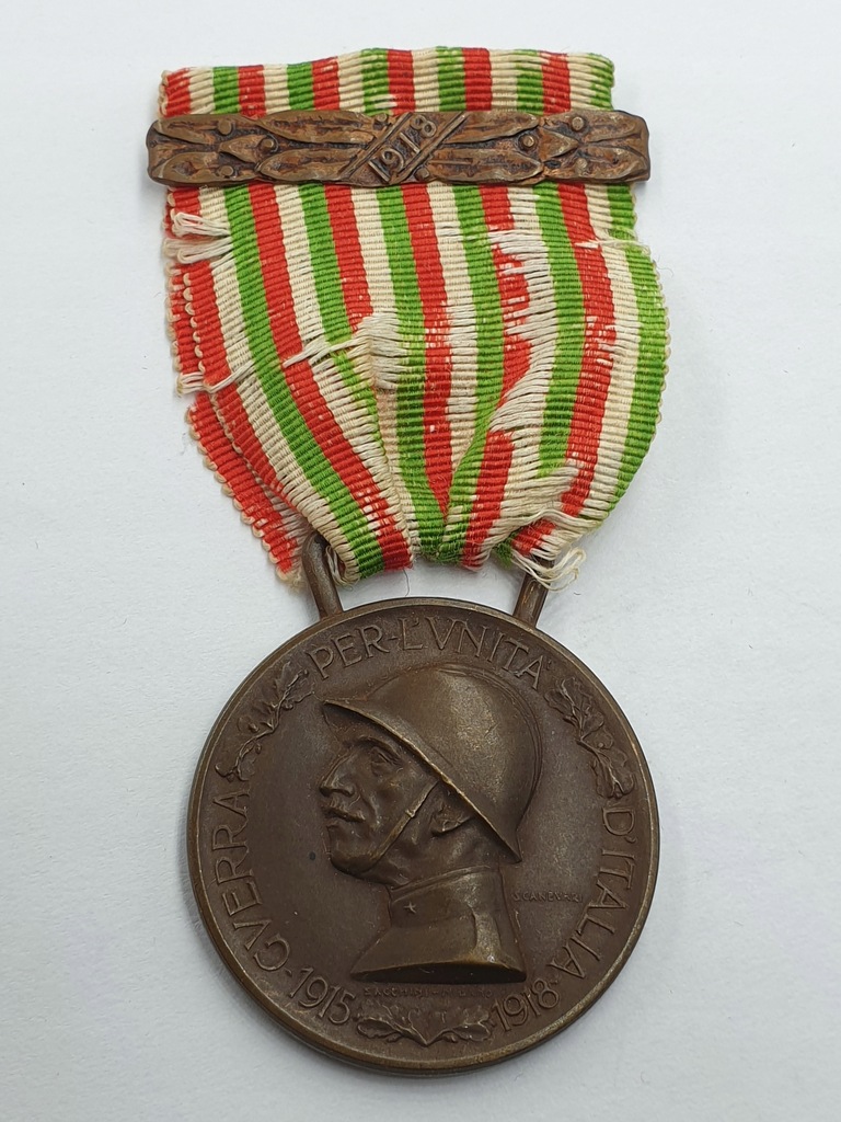 Włochy Medal Pamiątkowy za Wojnę Włosko-Austriacką 1915-1918, Sacchini