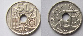 Hiszpania 50 centimos 1949 (56)