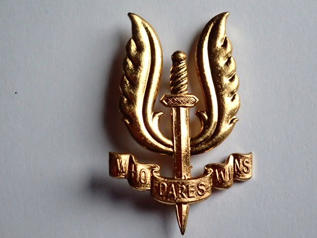 Belgia 1 Batalion Spadochronowy odznaka na beret oficer