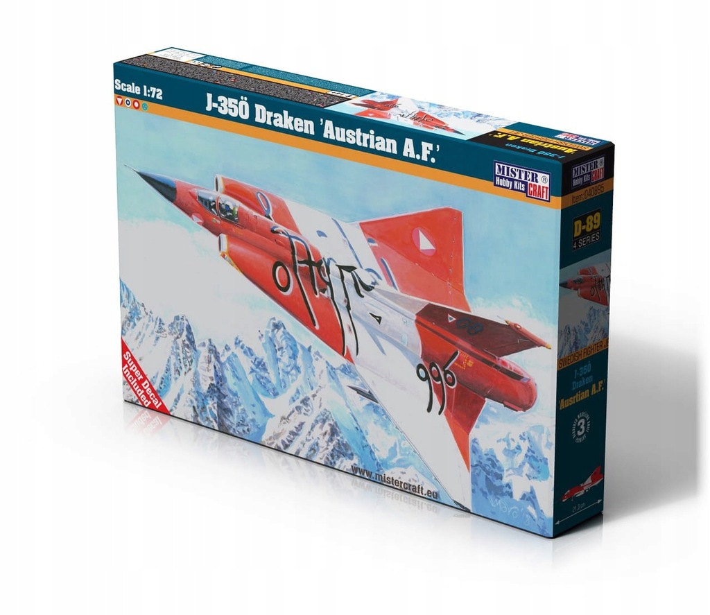 Mister Craft J-35Ö Draken Austrian A.F. PMCD-089