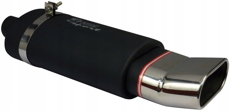 TŁUMIK SPORTOWY MUGEN WM SPORT ZAGIĘTY + OPASKA - 9168406815