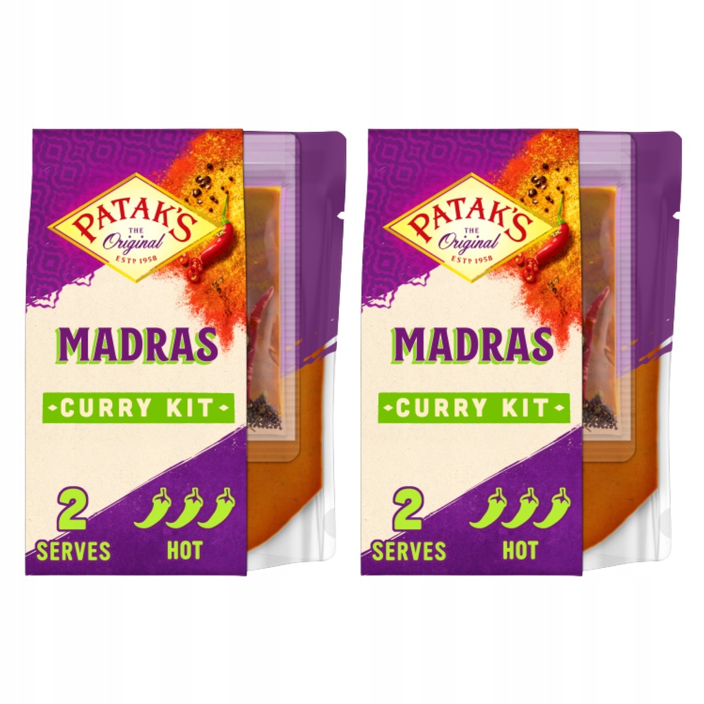 Patak's Meal kit madras przyprawy indyjskie 626g