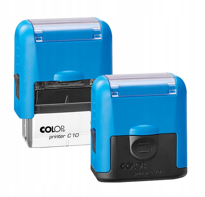 Pieczątka COLOP COMPACT C10 NIEBIESKI Z ZATYCZKĄ