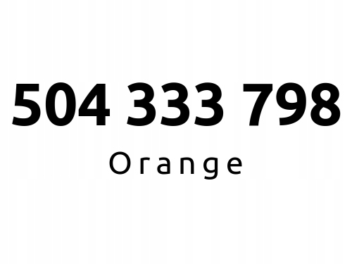 504-333-798 | Starter Orange (33 37 98) #E