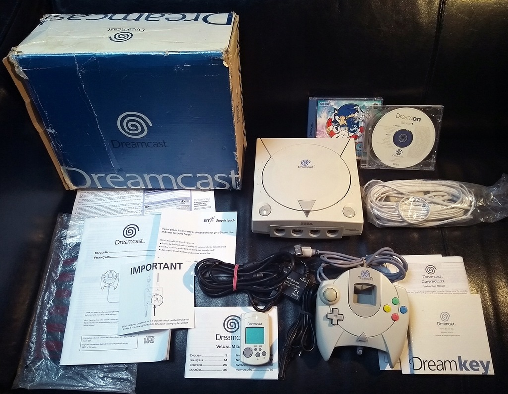 Konsola Sega Dreamcast model no.hkt-3030