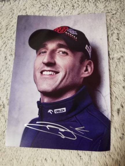 ROBERT KUBICA AUTOGRAF