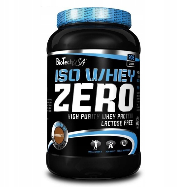 BIOTECH ISO WHEY ZERO 908G BIAŁKO IZOLAT WPI WPC