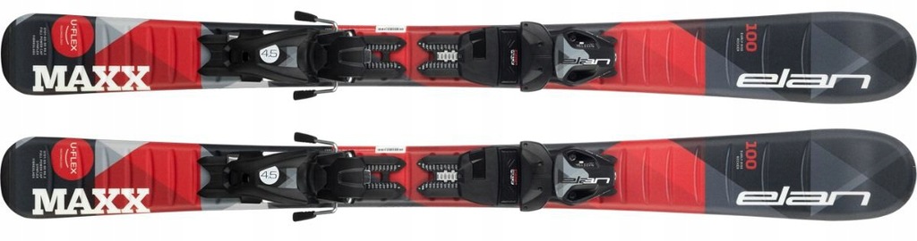 Narty zjazdowe Elan Maxx QS Black-Red 120 EL 4.5