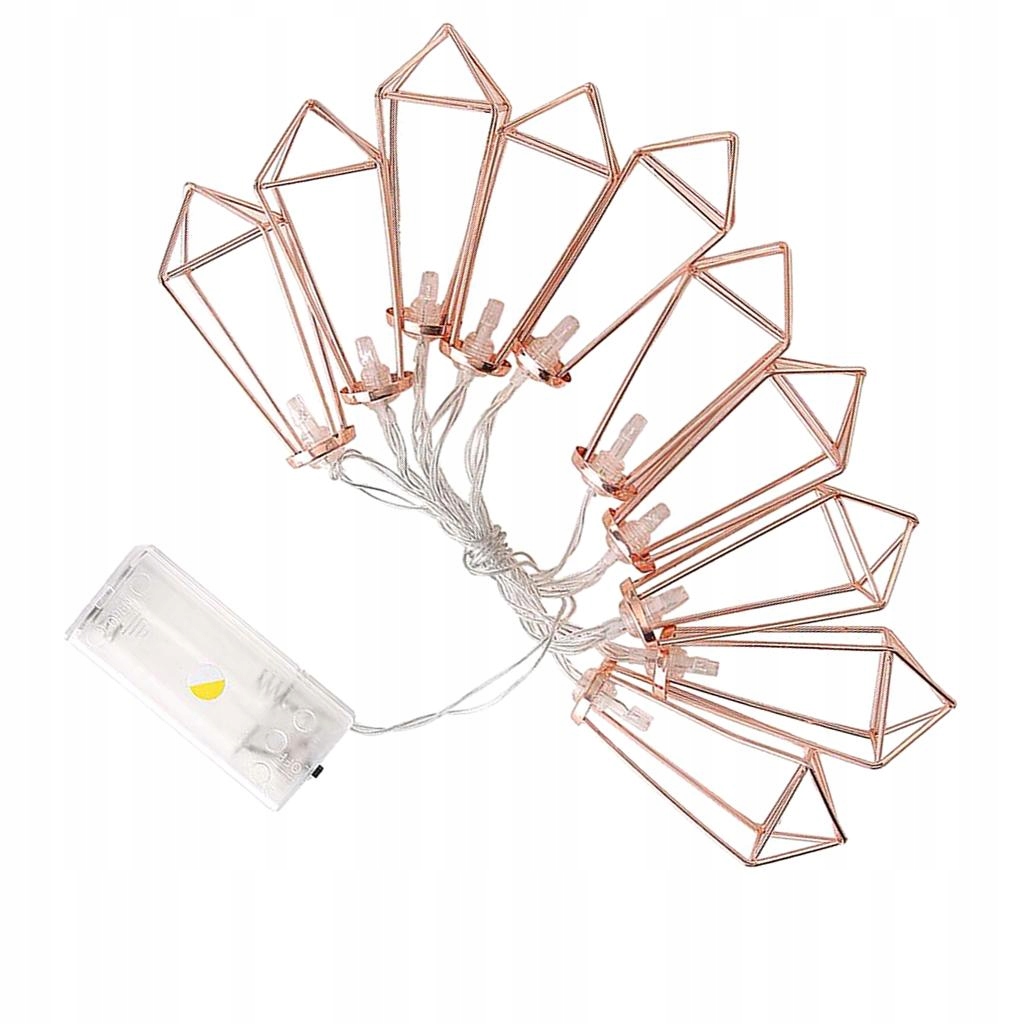 LED String Lights String Lights Rose Gold Diamond