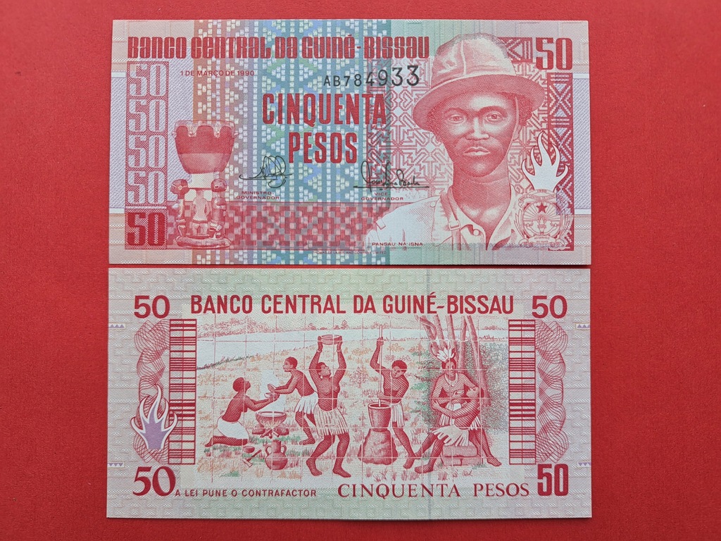 GWINEA - 50 PESOS1990,UNC