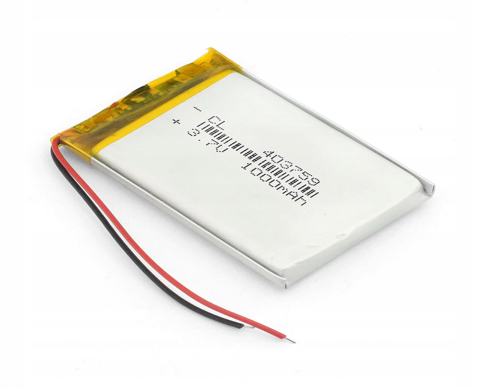 Bateria Akumulator Li-Po Li-Poly 1000mAh 3.7V PCM