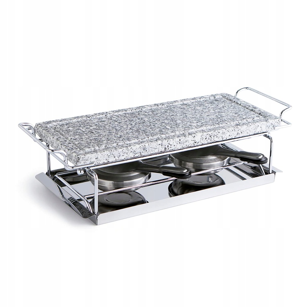 GRILL KAMIENNY SKŁADANY QUID ARBON SREBRNY/SZARY 0 W