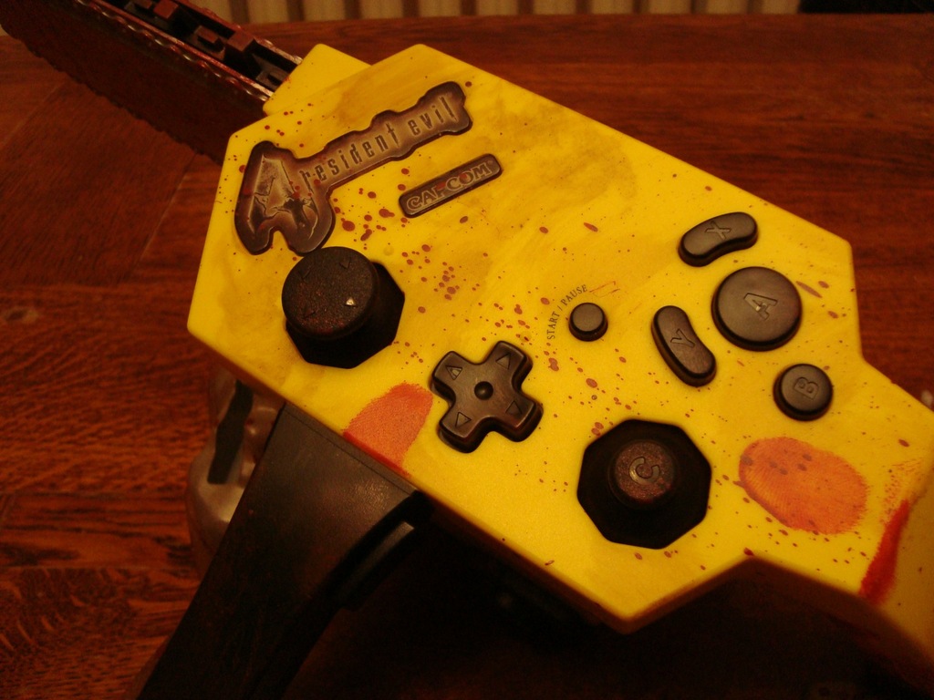 Resident Evil 4 Chainsaw Controller GameCube 7213236002 oficjalne