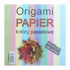 Papier origami pastelowy 20x20 100k