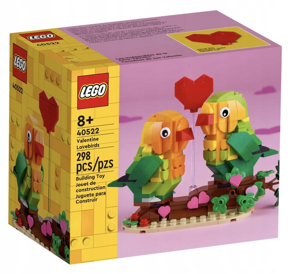 LEGO 40522 WALENTYNKOWE PAPUŻKI PREZENT DLA NIEGO DLA NIEJ ŚWIĘTA MIKOŁAJKI