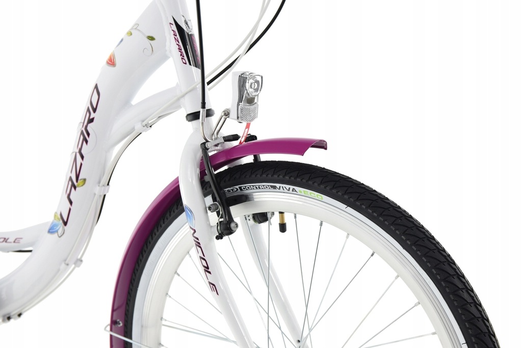 Rower Komunijny LAZARO NICOLE ALUMINIOWY DAMSKI 24 12720097405