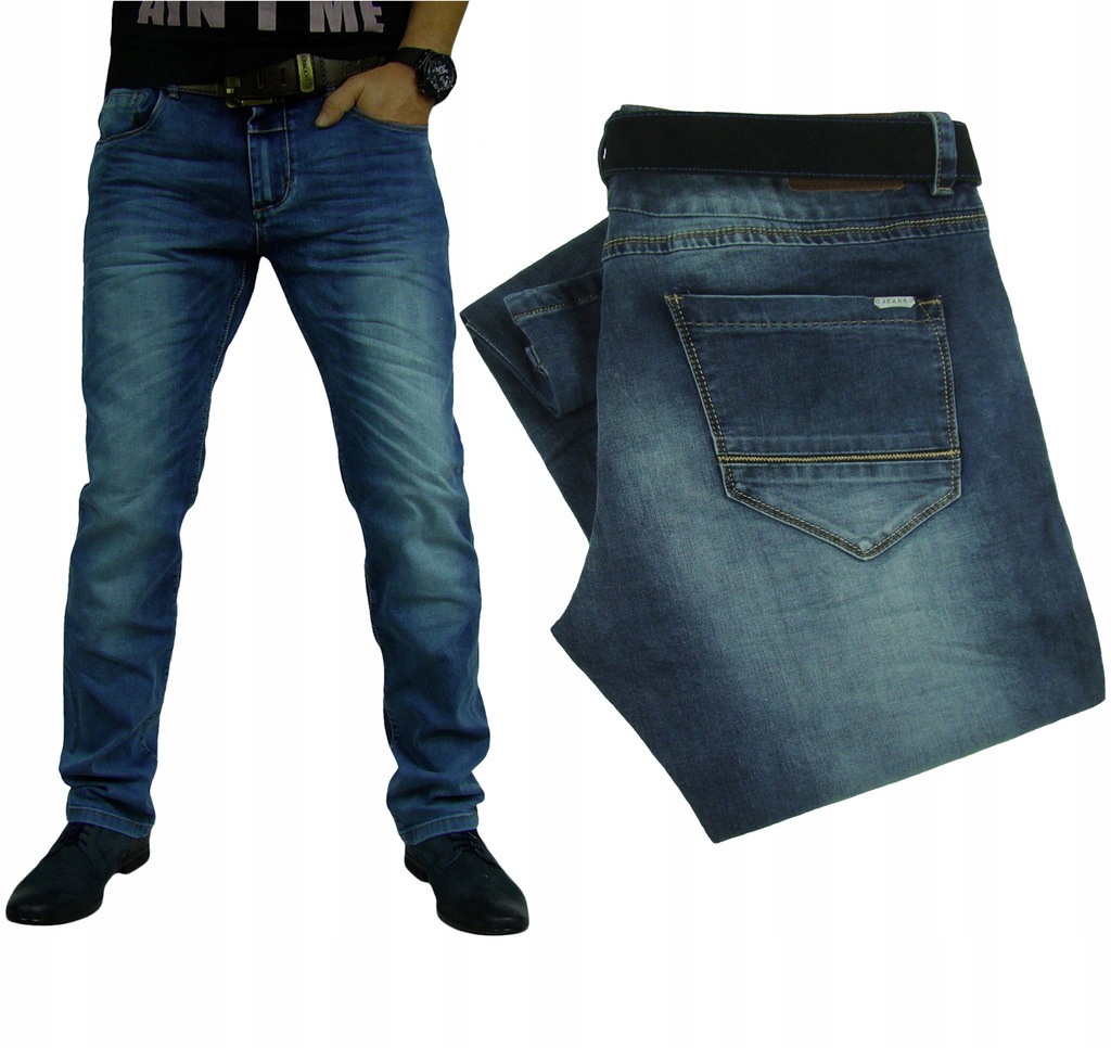 Spodnie jeans regular pas 104cm RDS 37/30 -1649