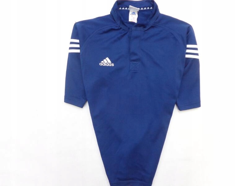 XL ADIDAS CLIMALITE KOSZULKA LOGO NAVY A0140