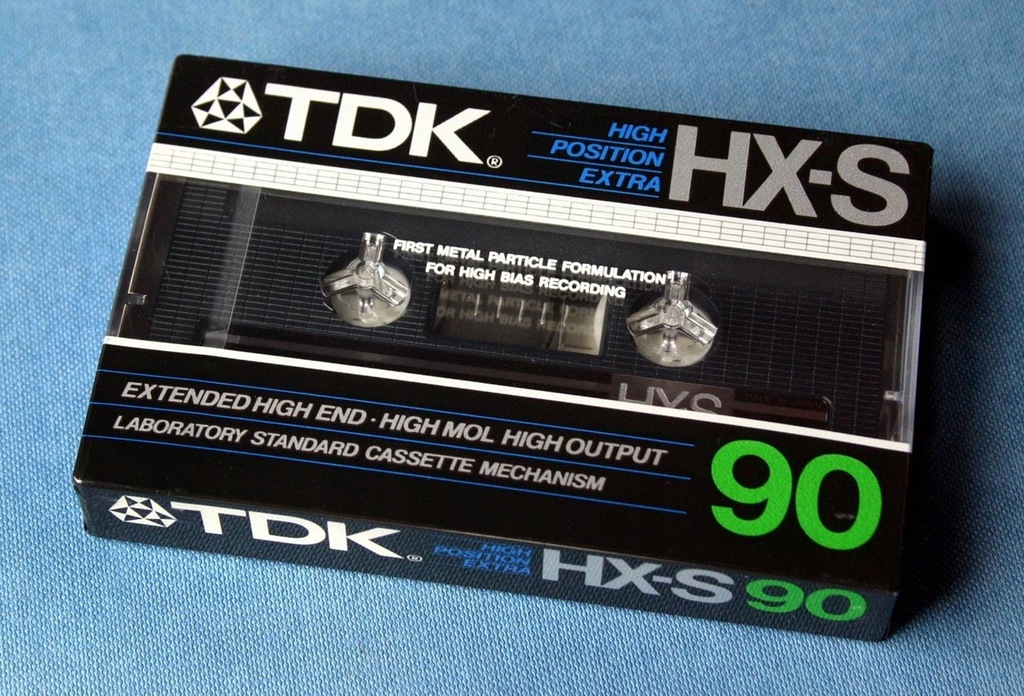 TDK HX-S 90, model 1983. Metal typ II. Super.