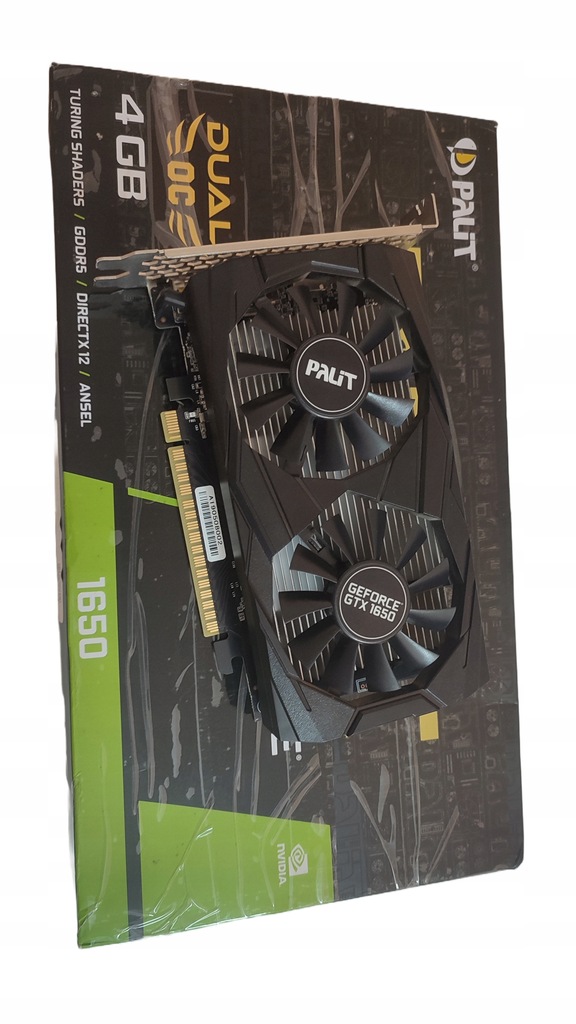Karta graficzna Palit GeForce GTX 1650 Dual OC 4G - 15036599893 ...