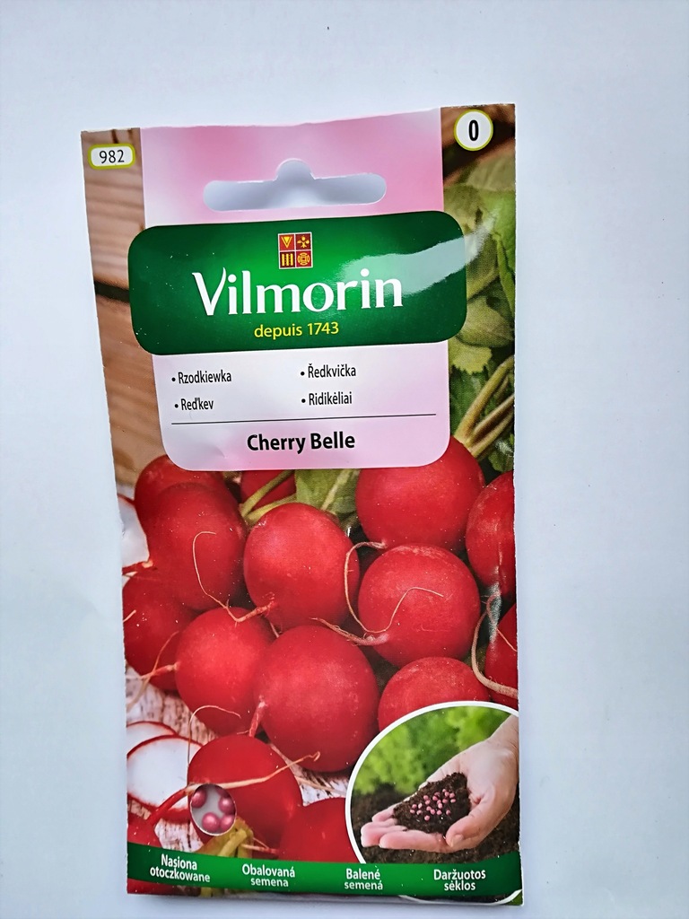 RZODKIEWK OTOCZKOWANA CHERRY BELLE 300szt VILMORIN