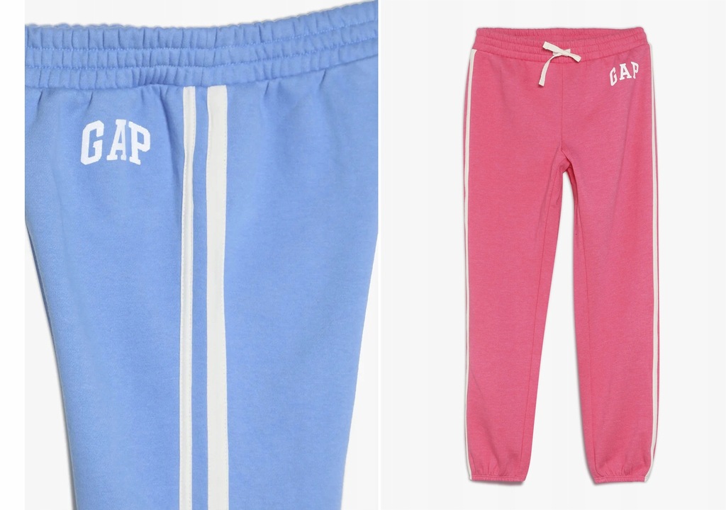 GAP NOWE SPODNIE DRESOWE LOGO JOGGER TRENINGOWE