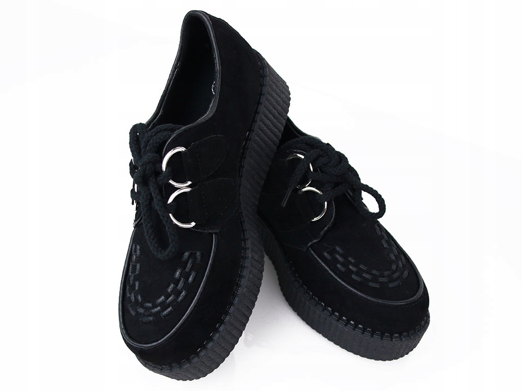 Купить КРОССОВКИ CREEPERS НА ПЛАТФОРМЕ, ЧЕРНЫЕ E10FRE 37: отзывы, фото, характеристики в интерне-магазине Aredi.ru