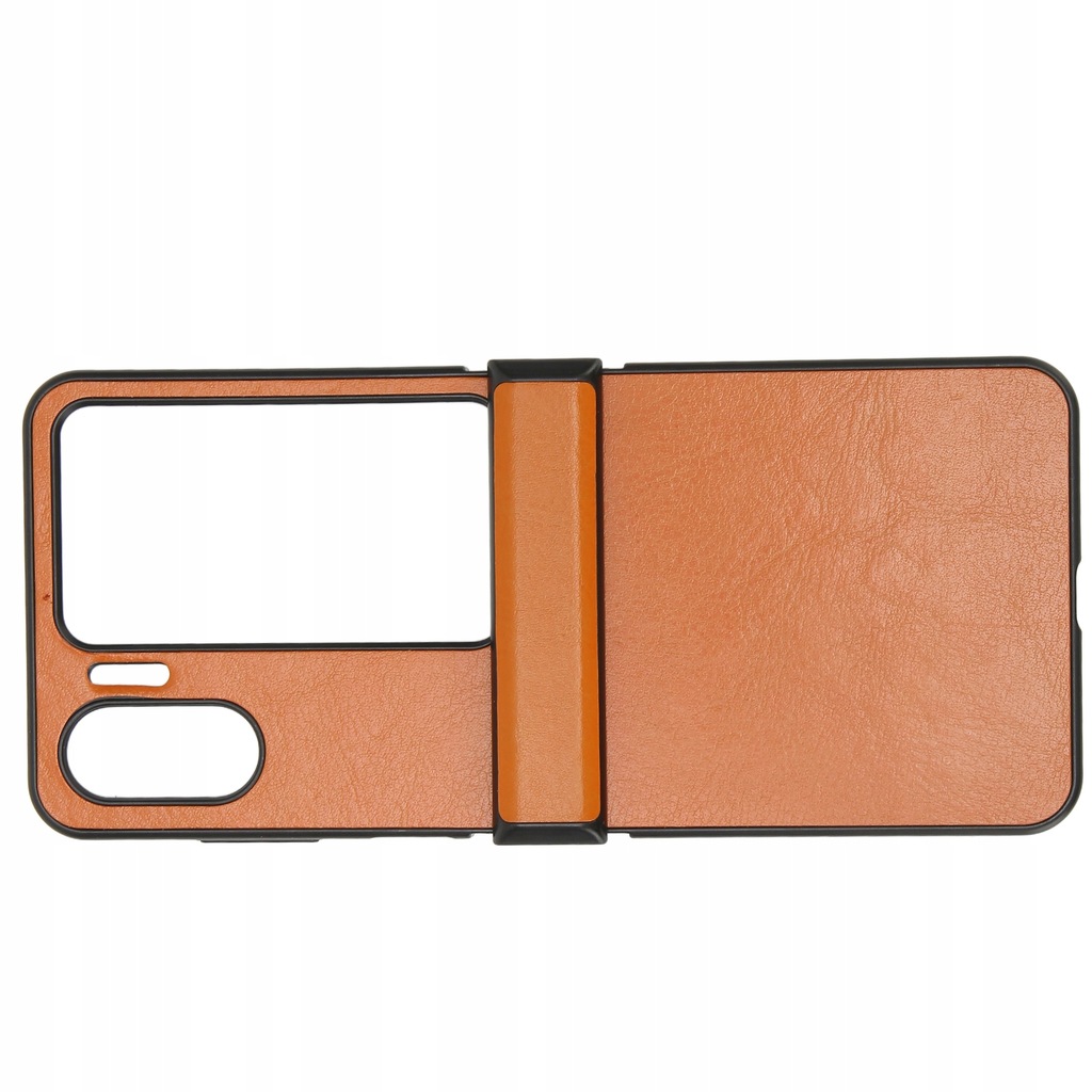 Skórzany futerał ochronny na telefon w paski,