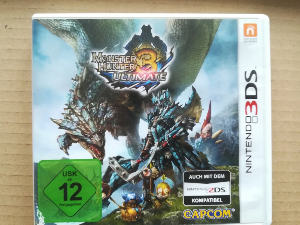 Monster Hunter 3 Ultimate 3DS 2DS Nintendo BCM