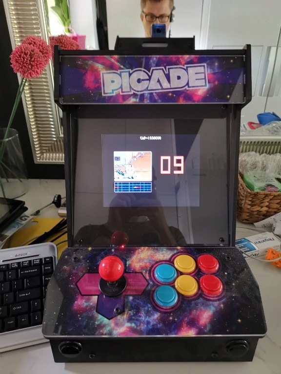 picade arcade automat raspberry pi 3 16gb
