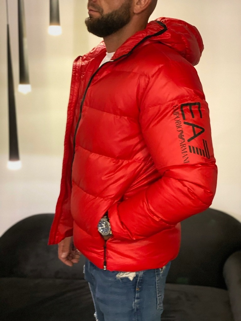 EA7 KURTKA PUCHOWA 6HPB53 PNR4Z 1451 S CZERWONA 9698929498