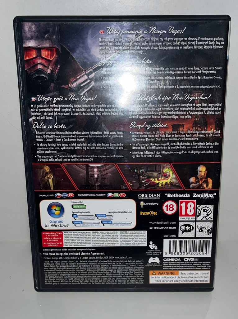 Купить FALLOUT NEW VEGAS COMPLETE EDITION BOX PL - игровая коробка ...