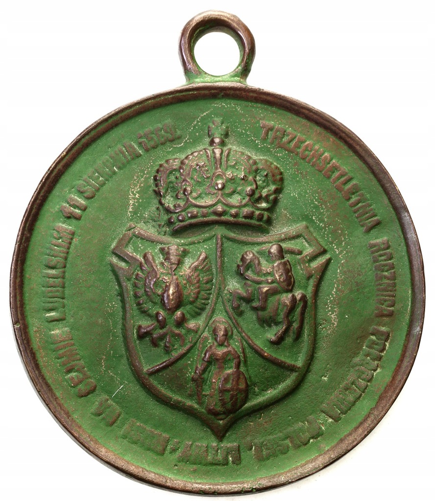 Kopia galw. medal Jadwiga i Jagiełło Unia Lubelska