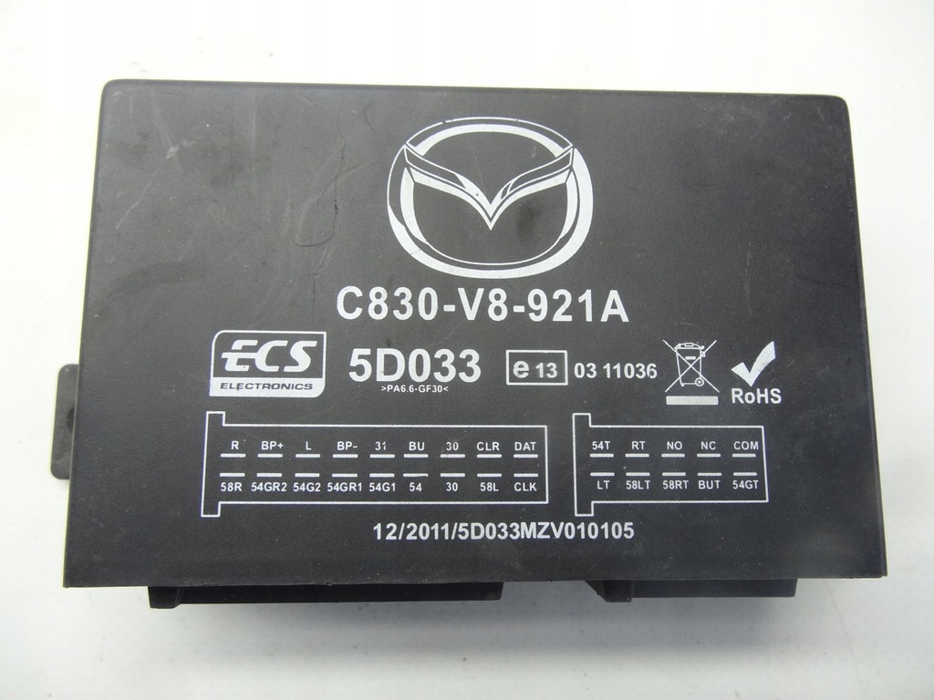 MAZDA 3 5 6 MODUL HAKA C830V8921A 8455166271