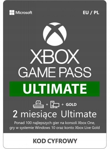 XBOX GAME PASS ULTIMATE 60 DNI + EA PLAY - KLUCZ