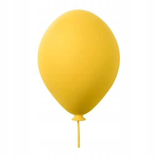 IKEA DROMMINGE lampa ścienna balonik żółty - 8018318734 - oficjalne  archiwum Allegro