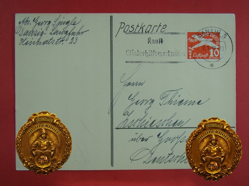 1939 Danzig,Luftpost,Lux Exp.N962