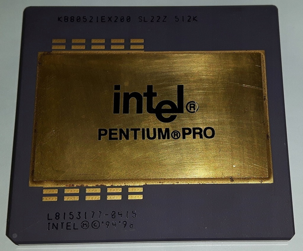 Intel Pentium PRO 200 MHz 512 kb Cache Socket 8