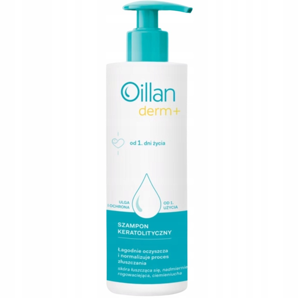 Oillan Derm+ Szampon kreatolityczny, 180 ml