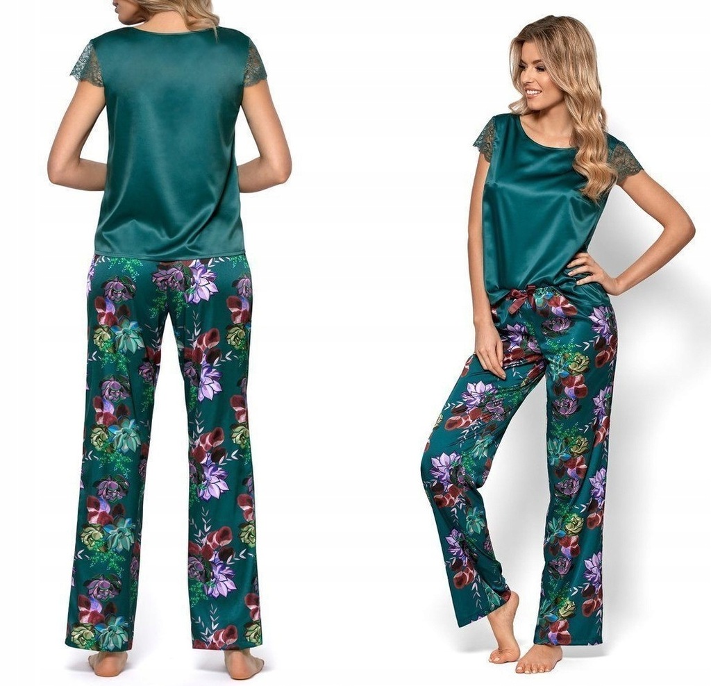 Nipplex satynowa piżama ELEGANCKA ANASTASIA XL