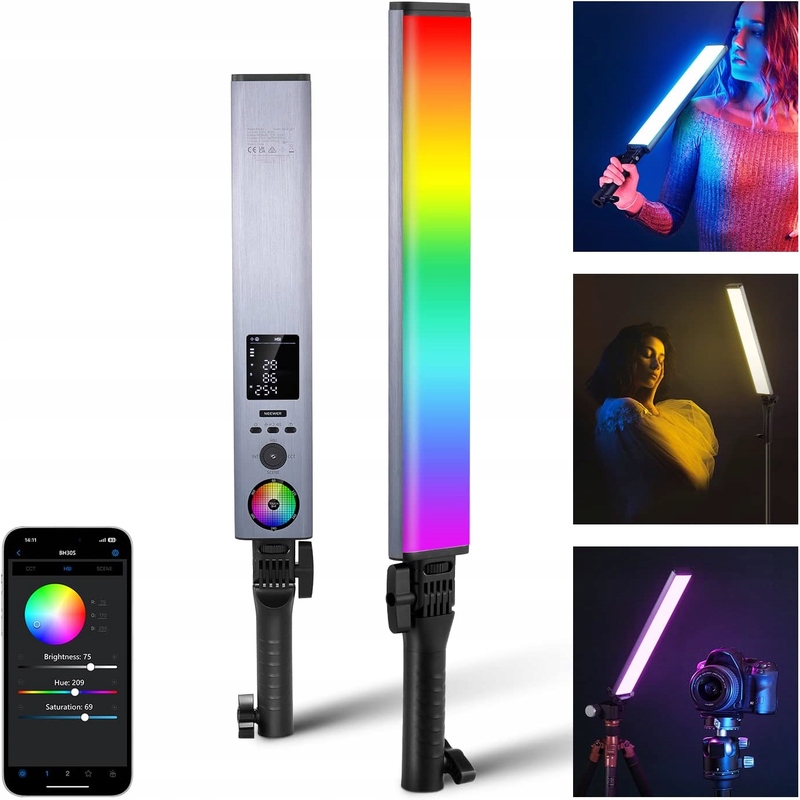 Lampa Neewer BH30S RGB LED Stick 2500K-10000K