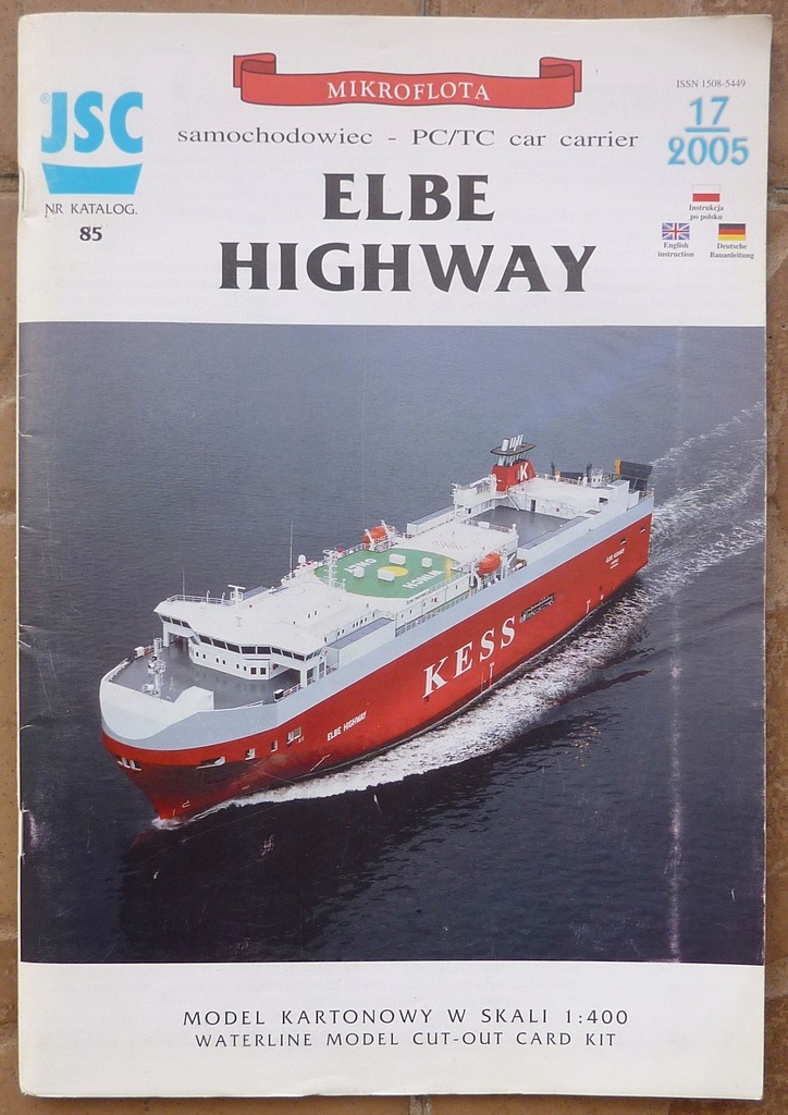 samochodowiec ELBE HIGHWAY -1:400- JSC 85 17/2005