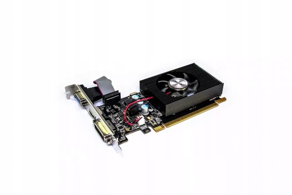 AFOX Karta graficzna GeForce GT610 1GB DDR3 64Bit DVI HDMI VGA LP FAN