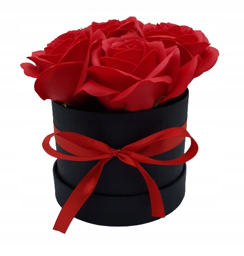 HIT!! Box Róża Mydlana w Eleganckim Pudełku - Wieczna Delikatność