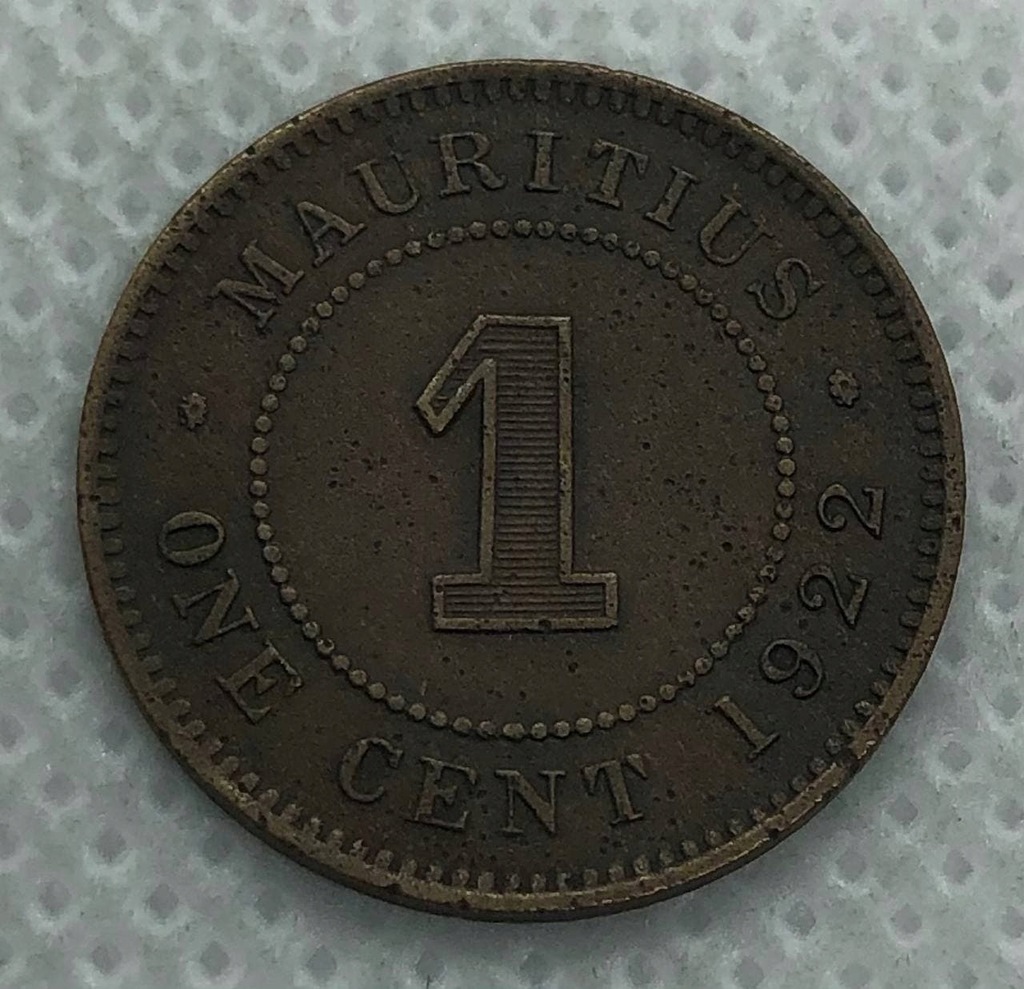 Mauritius - 1 cent 1922