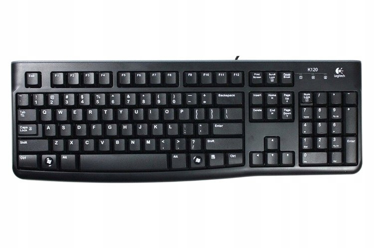 Купить НОВАЯ USB QWERTY-клавиатура Logitech K120, черная: отзывы, фото, характеристики в интерне-магазине Aredi.ru