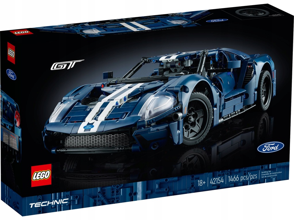 Купить LEGO TECHNIC 42154 Ford GT версия 2022 года: отзывы, фото, характеристики в интерне-магазине Aredi.ru